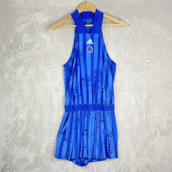 Adidas Original Tennis Dress Aeroready Prime Green All In One Size Small - Picture 1 of 11